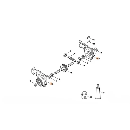 STIHL  Obudowa przekładni 4601 640 0500